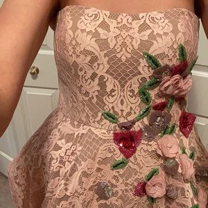 Sheri hill lace dress